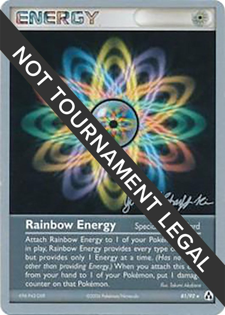 Image for Rainbow Energy - 2007 (Jeremy Scharff-Kim) (81/92) [World Championship Decks] - Pokemon
