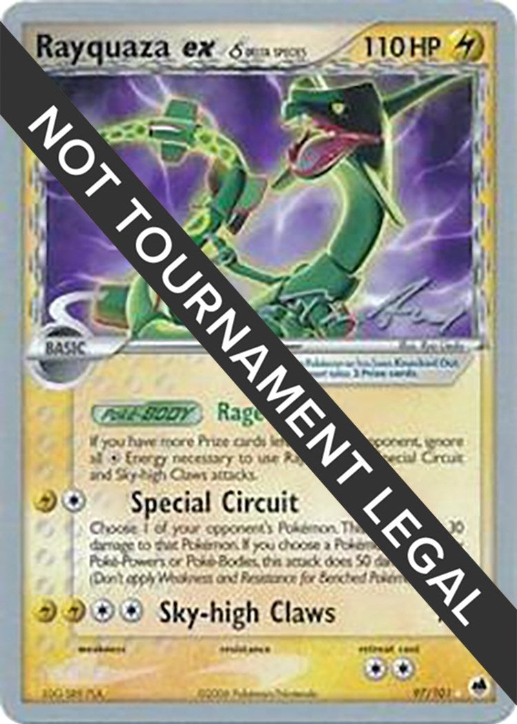 Image for Rayquaza ex (Delta Species) - 2007 (Tom Roos) (97/101) [World Championship Decks] - Pokemon