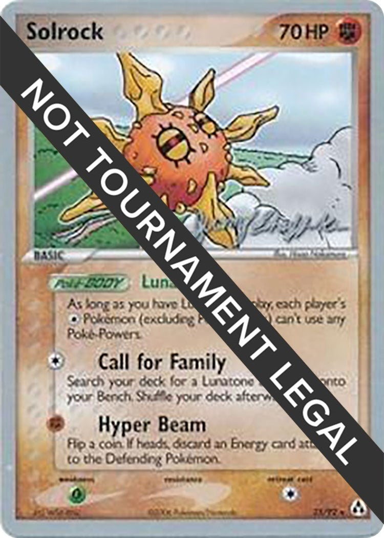 Image for Solrock (25) - 2007 (Jeremy Scharff-Kim) (25/92) [World Championship Decks] - Pokemon