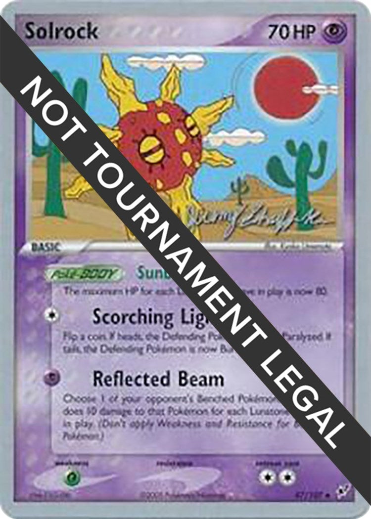 Image for Solrock (47) - 2007 (Jeremy Scharff-Kim) (47/107) [World Championship Decks] - Pokemon