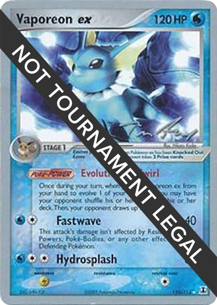 Image for Vaporeon ex - 2007 (Tom Roos) (110/113) [World Championship Decks] - Pokemon