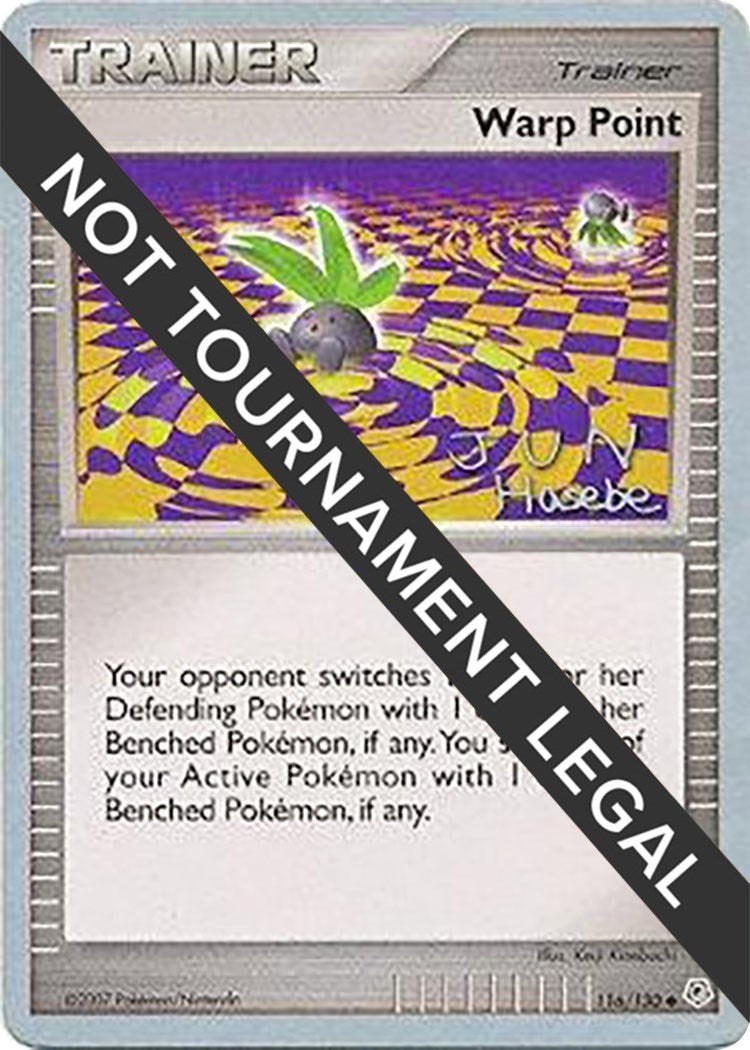 Image for Warp Point - 2007 (Jun Hasebe) (116/130) [World Championship Decks] - Pokemon