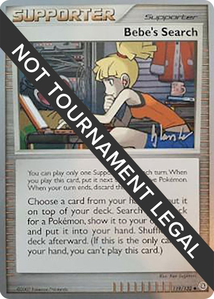Image for Bebe's Search - 2008 (Dylan Lefavour) (119/132) [World Championship Decks] - Pokemon