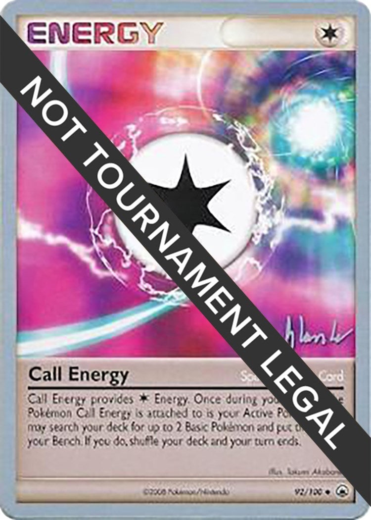 Image for Call Energy - 2008 (Dylan Lefavour) (92/100) [World Championship Decks] - Pokemon