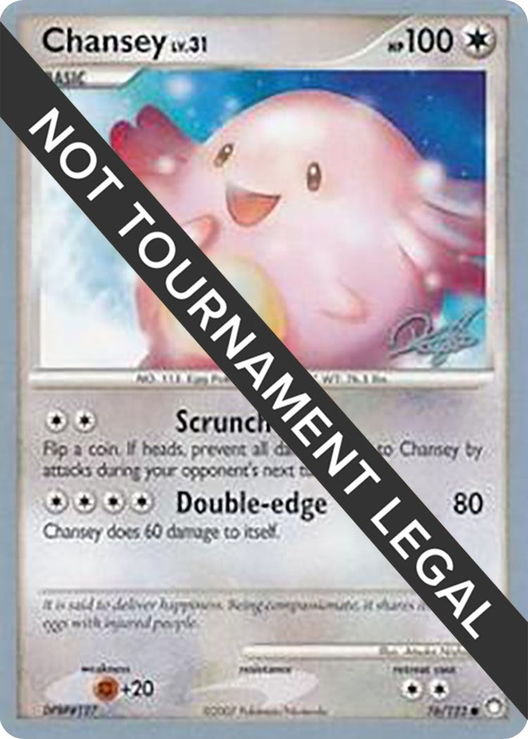 Image for Chansey - 2008 (Paul Atanassov) (76/123) [World Championship Decks] - Pokemon