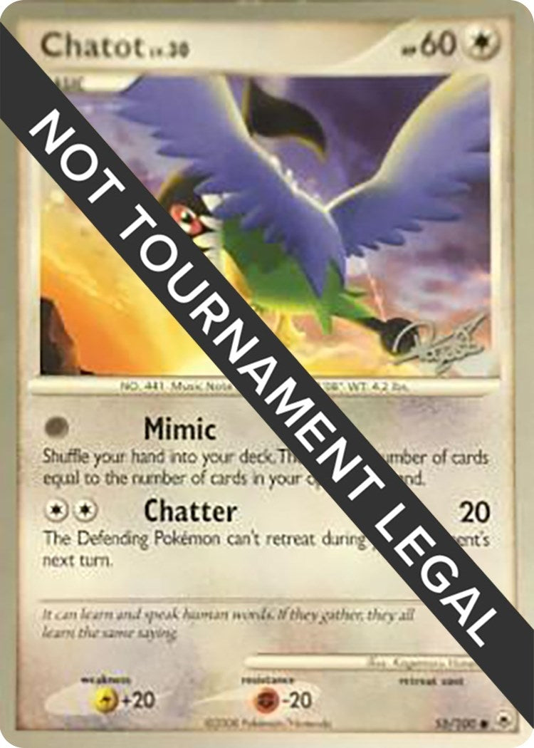 Image for Chatot - 2008 (Paul Atanassov) (55/100) [World Championship Decks] - Pokemon