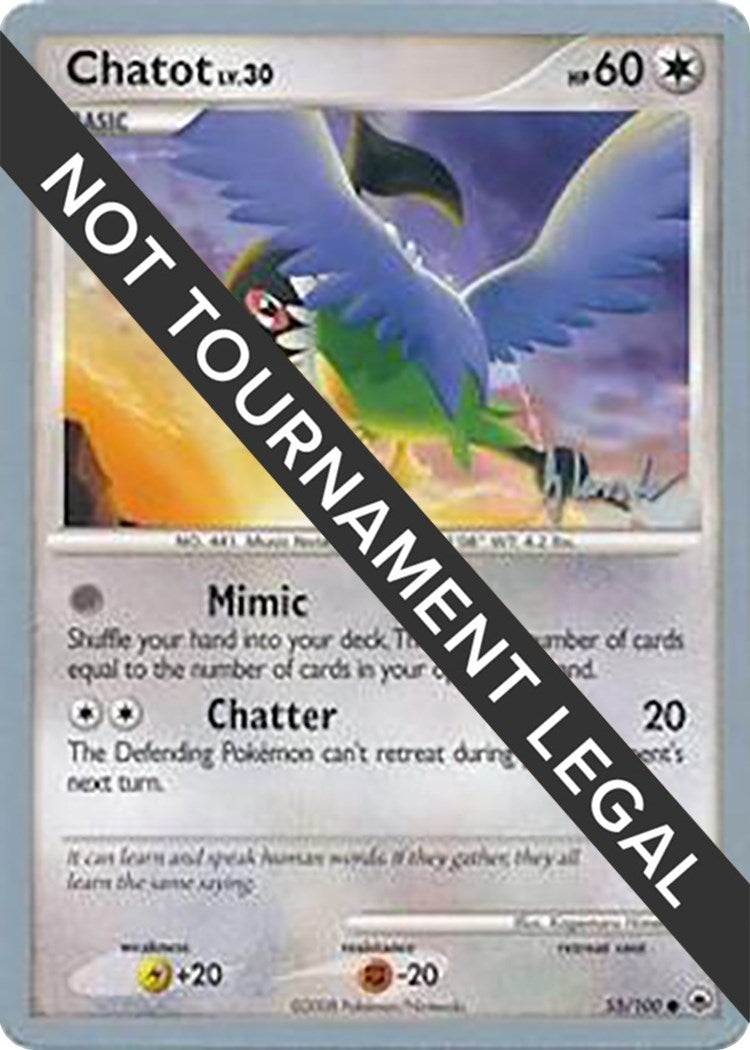 Image for Chatot - 2008 (Dylan Lefavour) (55/100) [World Championship Decks] - Pokemon
