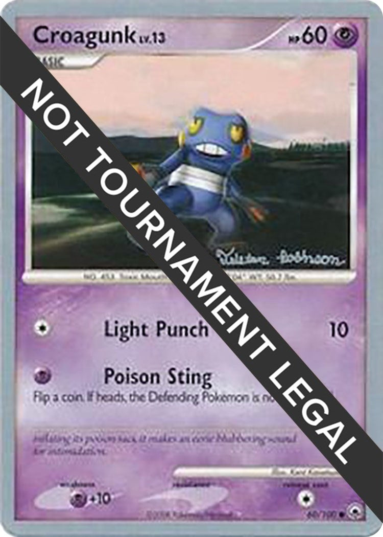Image for Croagunk - 2008 (Tristan Robinson) (60/100) [World Championship Decks] - Pokemon