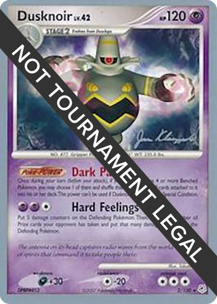 Image for Dusknoir - 2008 (Jason Klaczynski) (2/130) [World Championship Decks] - Pokemon