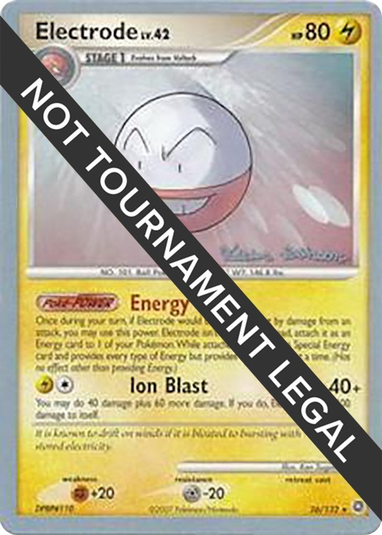 Image for Electrode - 2008 (Tristan Robinson) (26/132) [World Championship Decks] - Pokemon