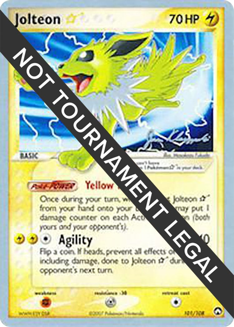 Image for Jolteon Star - 2008 (Jason Klaczynski) (101/108) [World Championship Decks] - Pokemon