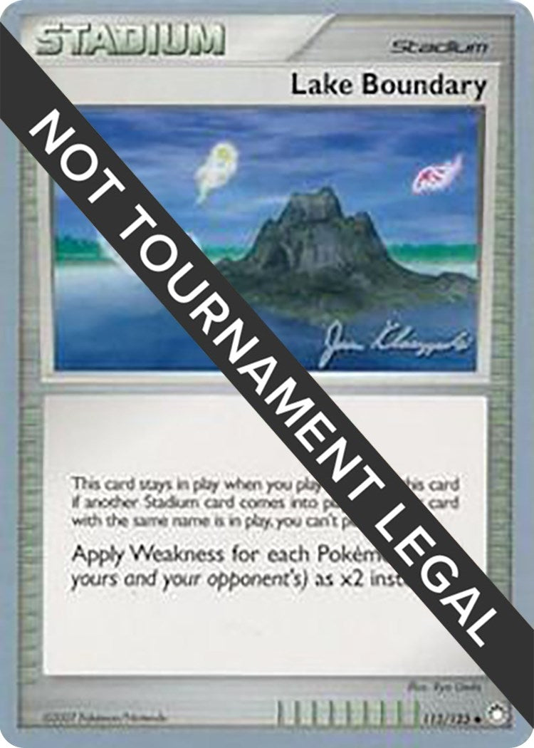 Image for Lake Boundary - 2008 (Jason Klaczynski) (112/123) [World Championship Decks] - Pokemon