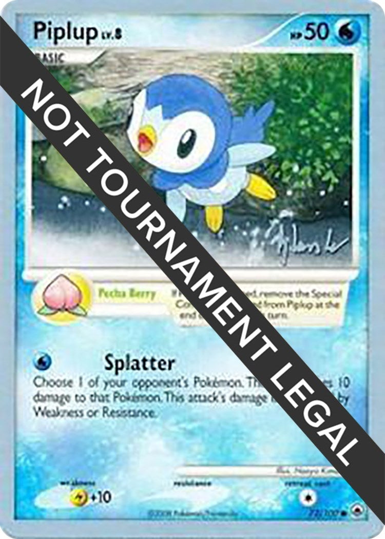 Image for Piplup (72) - 2008 (Dylan Lefavour) (72/100) [World Championship Decks] - Pokemon