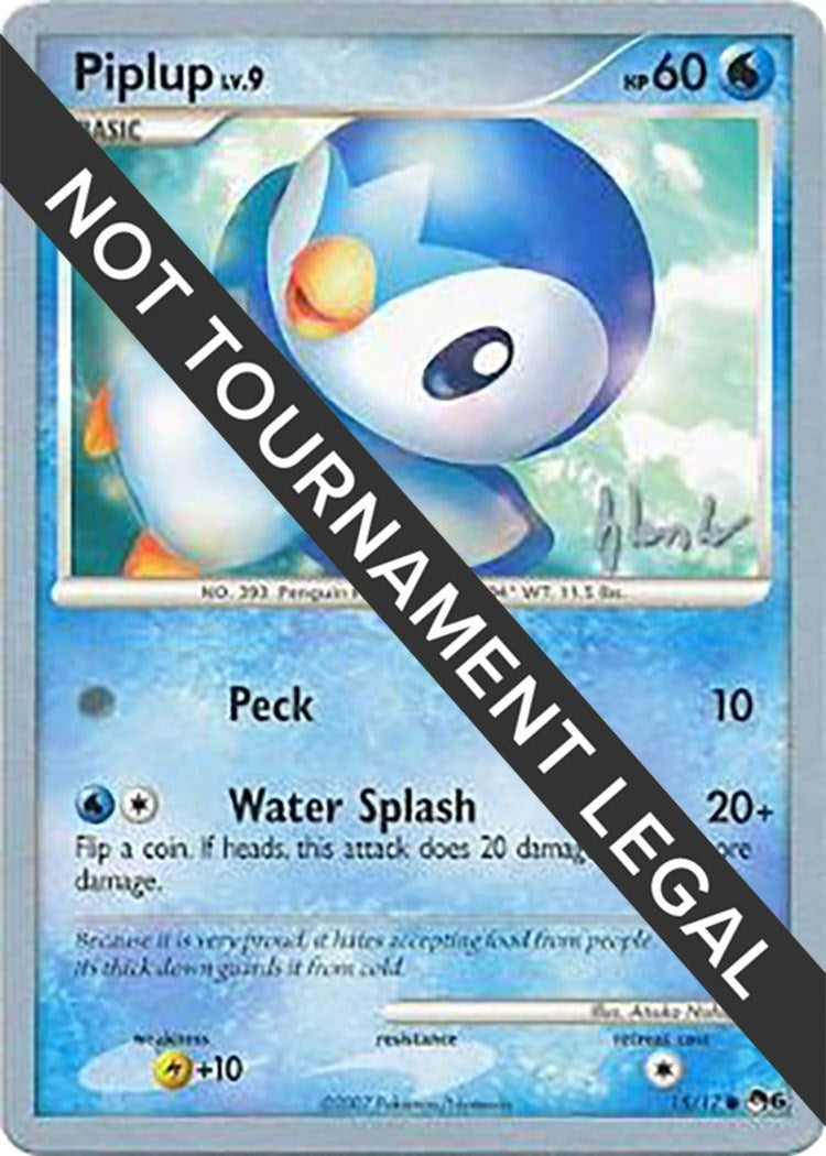 Image for Piplup (15) - 2008 (Dylan Lefavour) (15/17) [World Championship Decks] - Pokemon