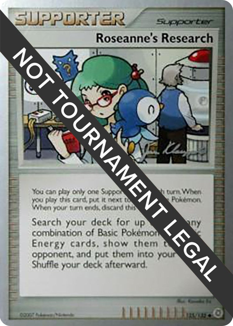 Image for Roseanne's Research - 2008 (Jason Klaczynski) (125/132) [World Championship Decks] - Pokemon