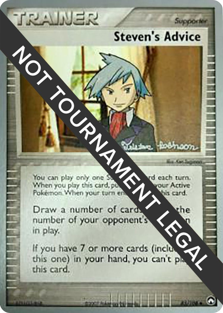 Image for Steven's Advice - 2008 (Tristan Robinson) (83/108) [World Championship Decks] - Pokemon