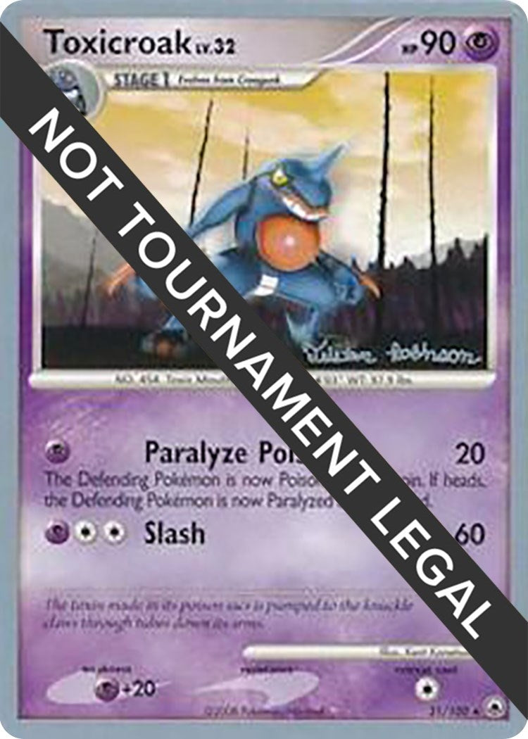 Image for Toxicroak - 2008 (Tristan Robinson) (31/100) [World Championship Decks] - Pokemon