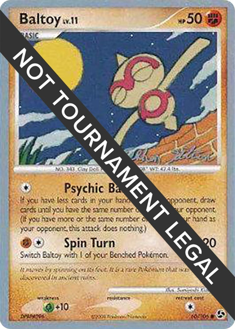 Image for Baltoy - 2009 (Stephen Silvestro) (60/106) [World Championship Decks] - Pokemon