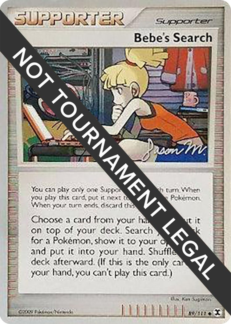 Image for Bebe's Search - 2009 (Jason Martinez) (89/111) [World Championship Decks] - Pokemon