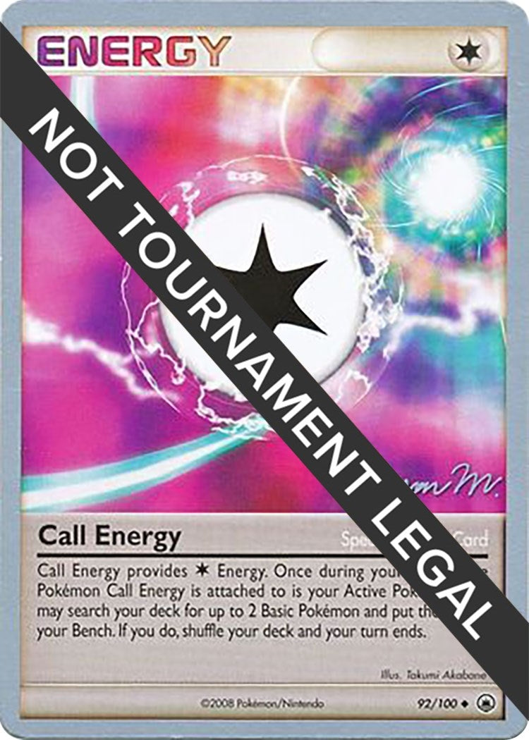 Image for Call Energy - 2009 (Jason Martinez) (92/100) [World Championship Decks] - Pokemon