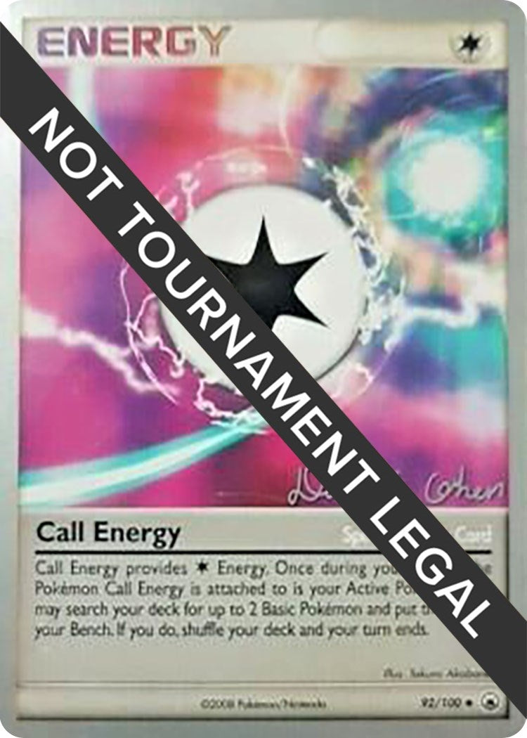 Image for Call Energy - 2009 (David Cohen) (92/100) [World Championship Decks] - Pokemon