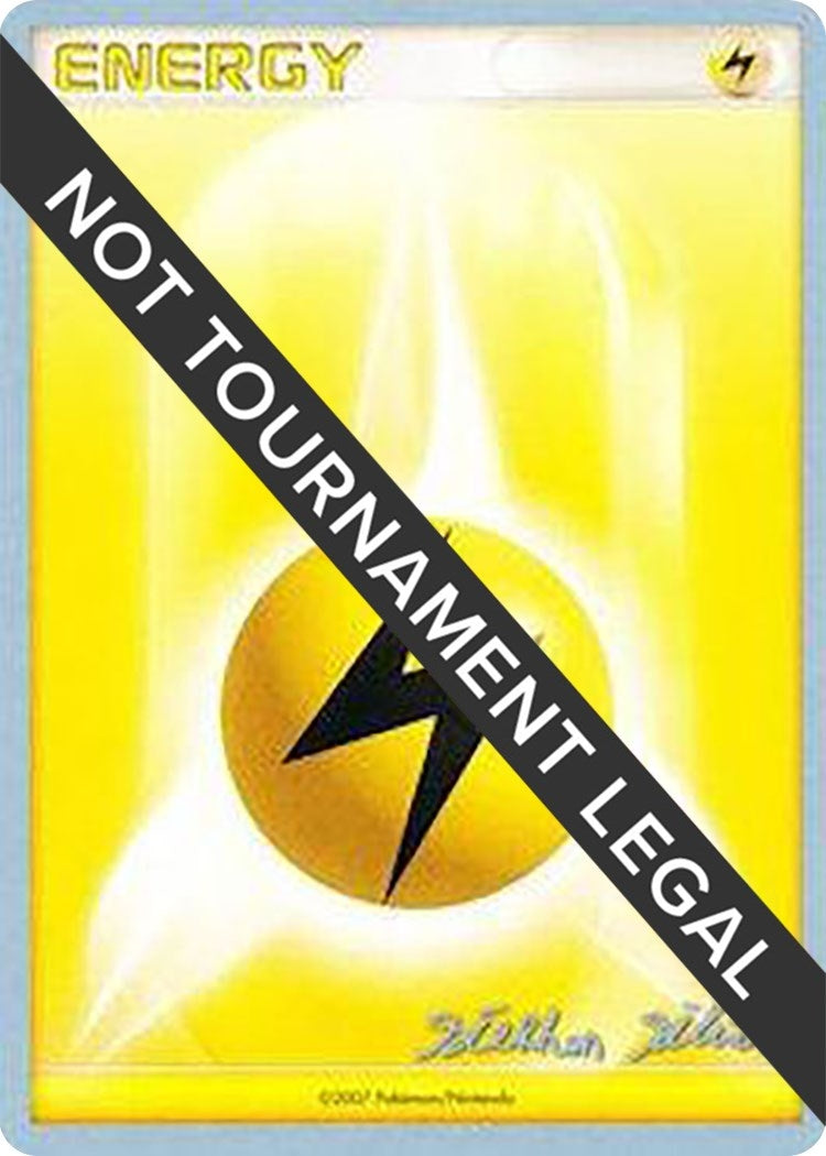 Image for Lightning Energy - 2009 (Stephen Silvestro) [World Championship Decks] - Pokemon