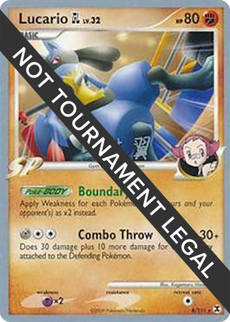 Image for Lucario GL - 2009 (Tsubasa Nakamura) (8/111) [World Championship Decks] - Pokemon