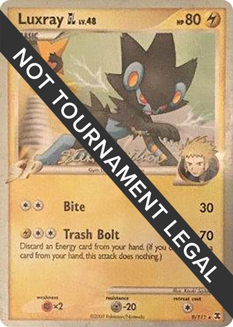 Image for Luxray GL - 2009 (Stephen Silvestro) (9/111) [World Championship Decks] - Pokemon