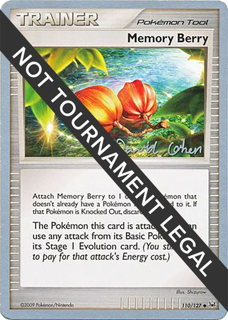 Image for Memory Berry - 2009 (David Cohen) (110/127) [World Championship Decks] - Pokemon