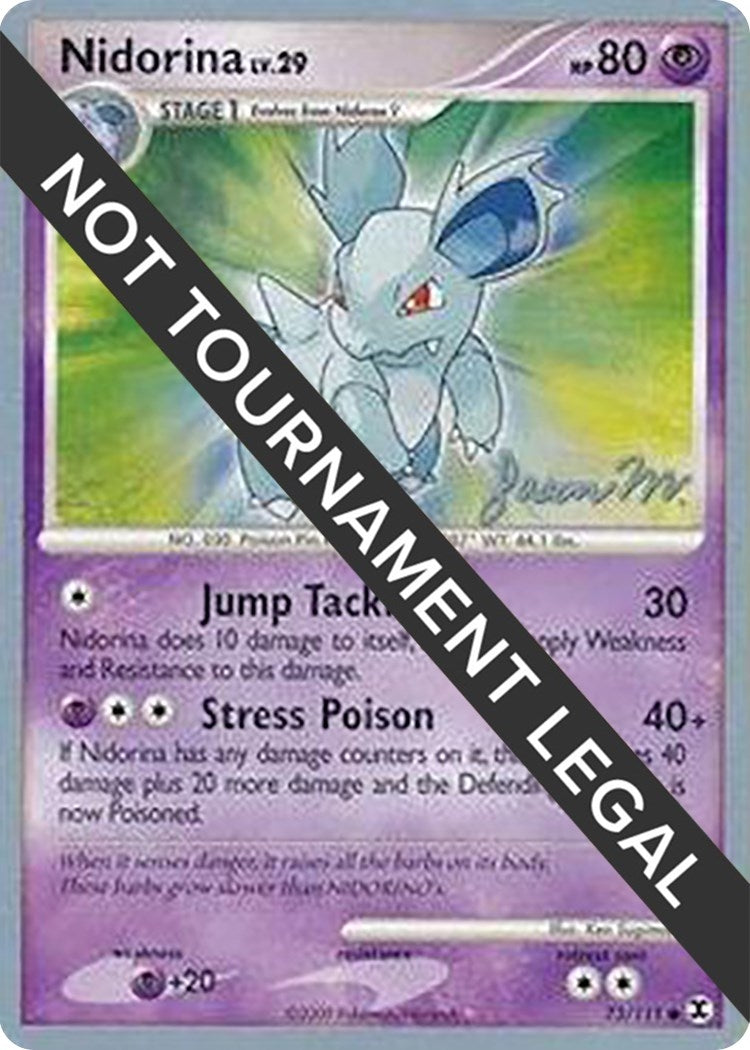 Image for Nidorina - 2009 (Jason Martinez) (73/111) [World Championship Decks] - Pokemon
