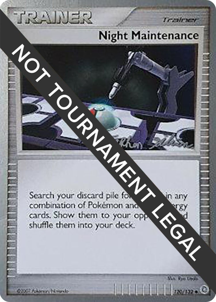 Image for Night Maintenance - 2009 (Stephen Silvestro) (120/132) [World Championship Decks] - Pokemon