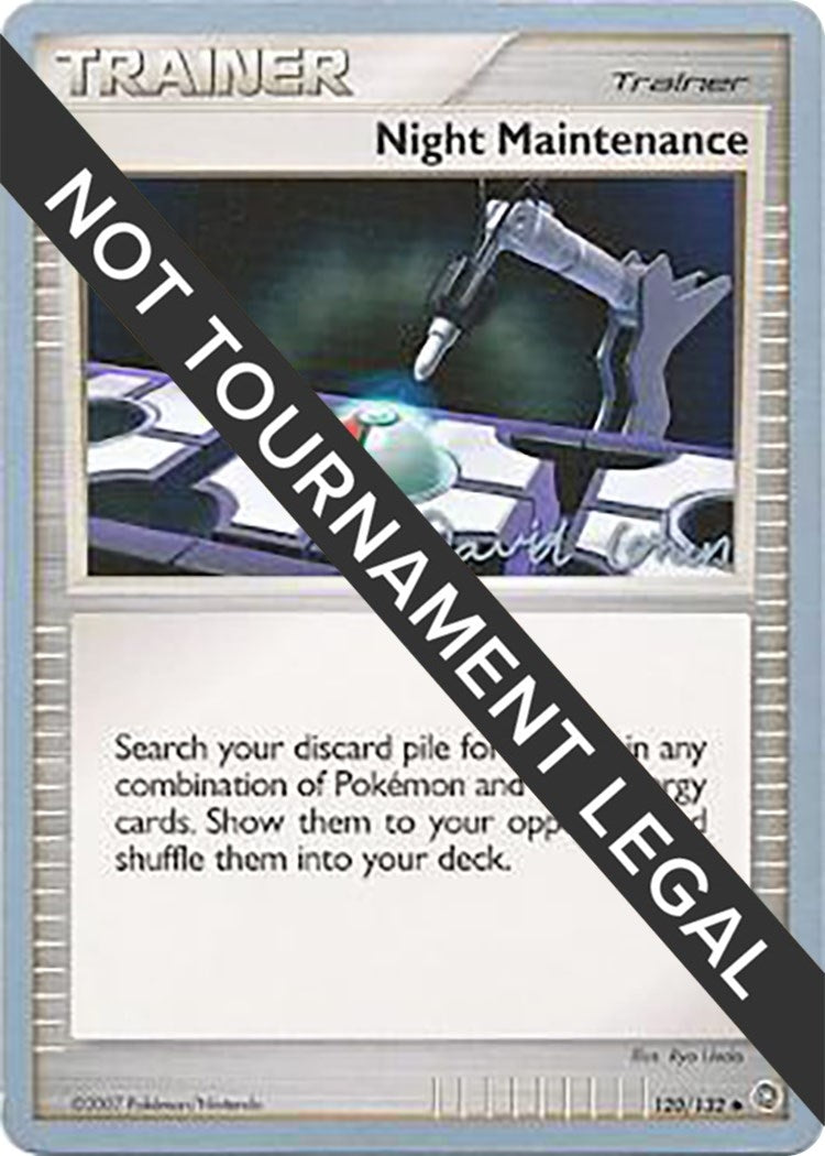 Image for Night Maintenance - 2009 (David Cohen) (120/132) [World Championship Decks] - Pokemon