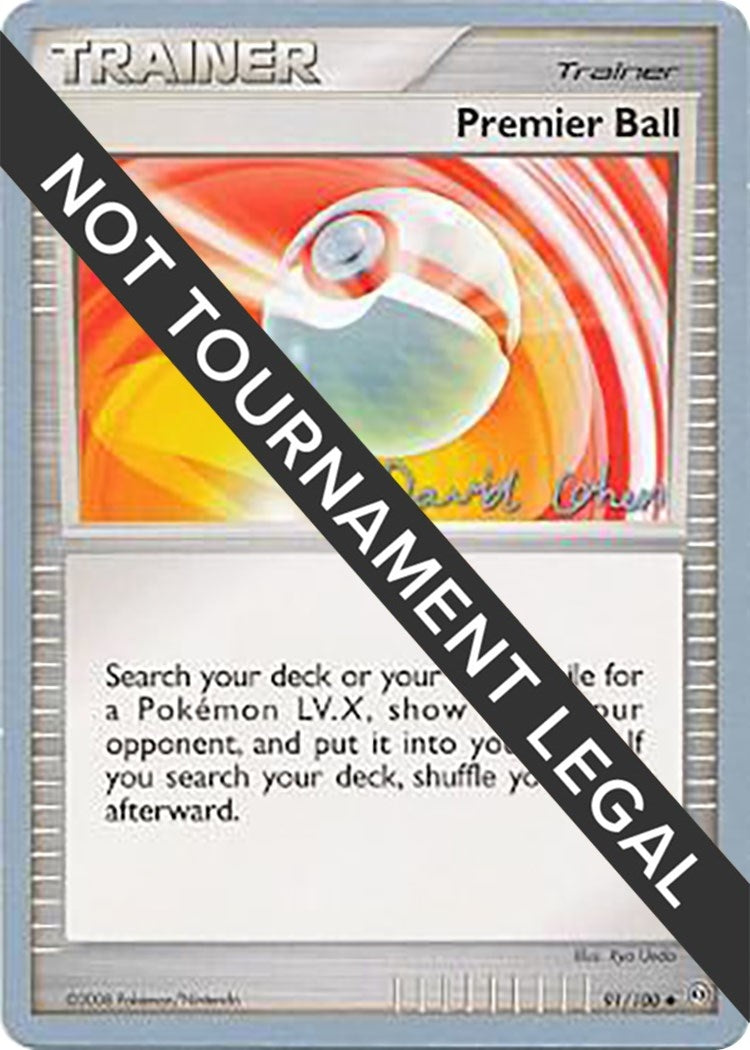 Image for Premier Ball - 2009 (David Cohen) (91/100) [World Championship Decks] - Pokemon