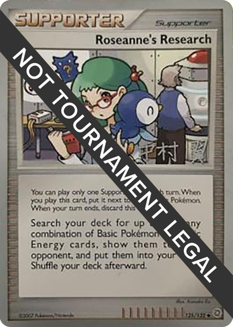 Image for Roseanne's Research - 2009 (Tsubasa Nakamura) (125/132) [World Championship Decks] - Pokemon