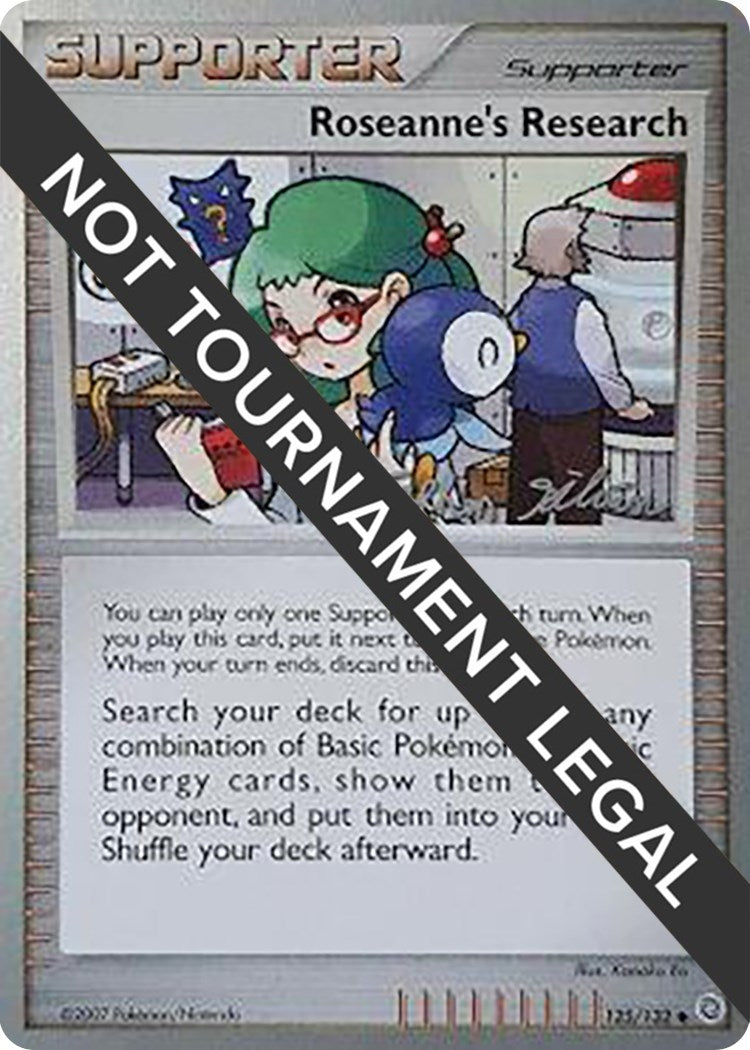 Image for Roseanne's Research - 2009 (Stephen Silvestro) (125/132) [World Championship Decks] - Pokemon