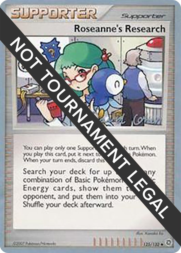 Image for Roseanne's Research - 2009 (David Cohen) (125/132) [World Championship Decks] - Pokemon
