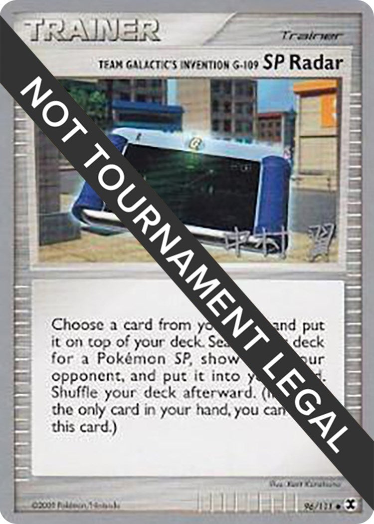 Image for Team Galactic's Invention G-109 SP Radar - 2009 (Tsubasa Nakamura) (96/111) [World Championship Decks] - Pokemon