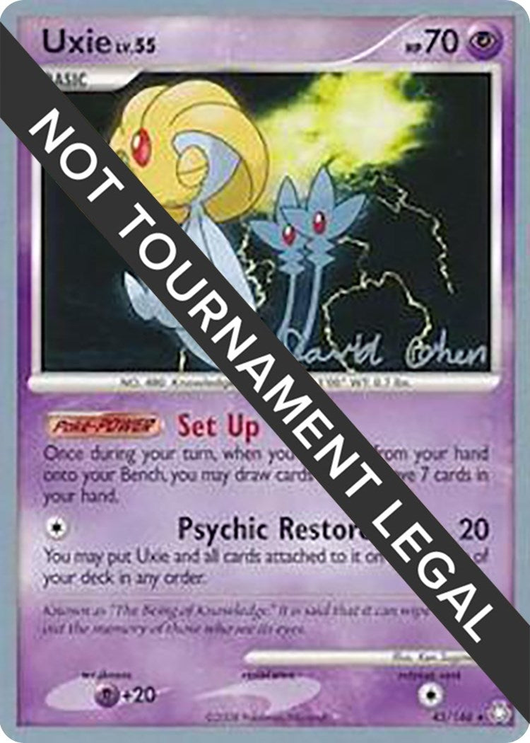 Image for Uxie - 2009 (David Cohen) (43/146) [World Championship Decks] - Pokemon