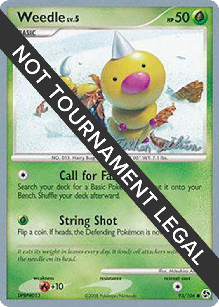 Image for Weedle - 2009 (Stephen Silvestro) (93/106) [World Championship Decks] - Pokemon