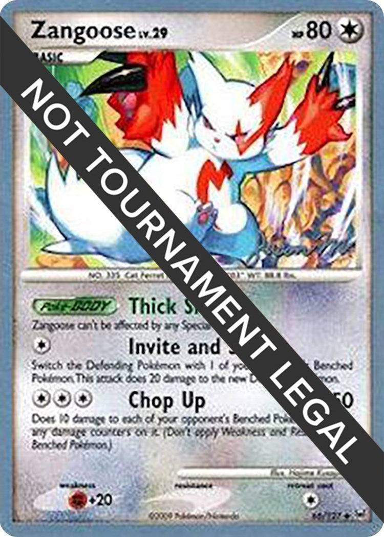Image for Zangoose - 2009 (Jason Martinez) (66/127) [World Championship Decks] - Pokemon