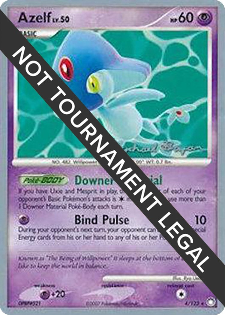 Image for Azelf (4) - 2010 (Mychael Bryan) (4/123) [World Championship Decks] - Pokemon