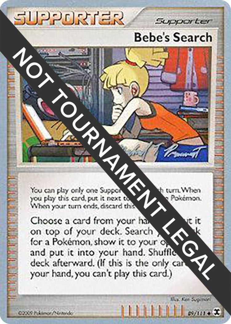 Image for Bebe's Search - 2010 (Michael Pramawat) (89/111) [World Championship Decks] - Pokemon