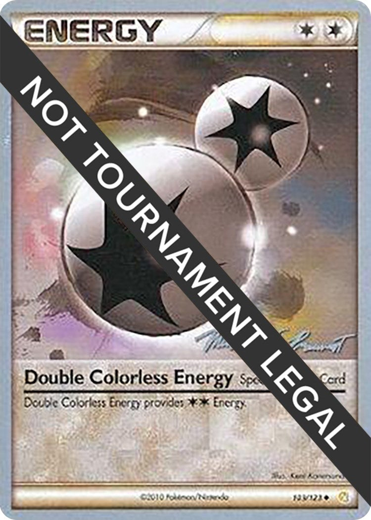 Image for Double Colorless Energy - 2010 (Michael Pramawat) (103/123) [World Championship Decks] - Pokemon