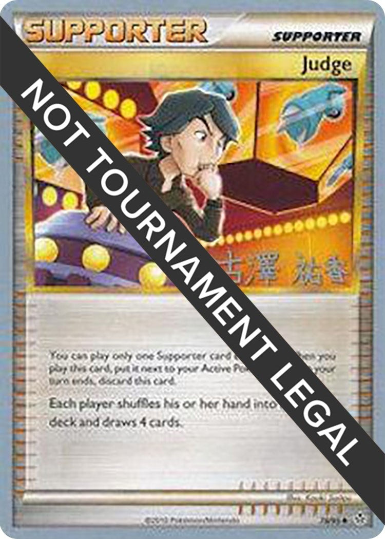 Image for Judge - 2010 (Yuka Furusawa) (78/95) [World Championship Decks] - Pokemon