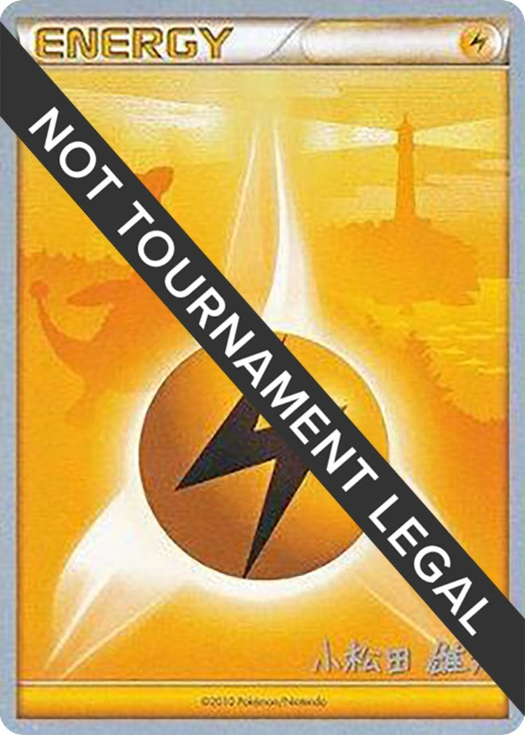 Image for Lightning Energy - 2010 (Yuta Komatsuda) [World Championship Decks] - Pokemon