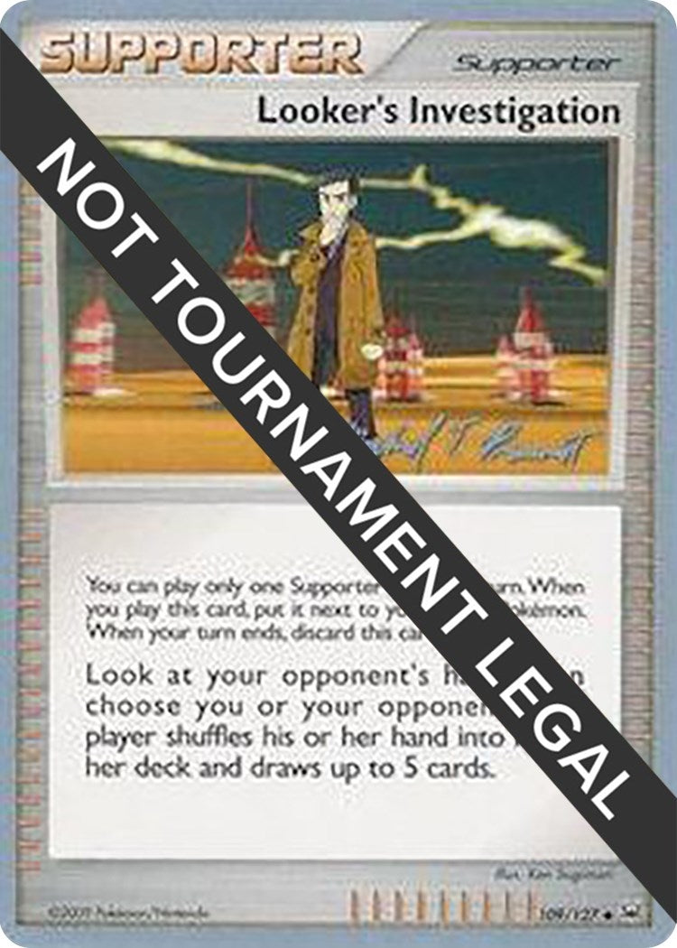 Image for Looker's Investigation - 2010 (Michael Pramawat) (109/127) [World Championship Decks] - Pokemon