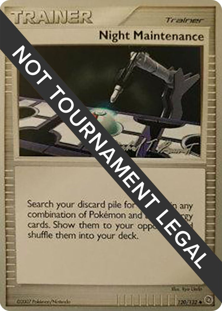 Image for Night Maintenance - 2010 (Michael Pramawat) (120/132) [World Championship Decks] - Pokemon
