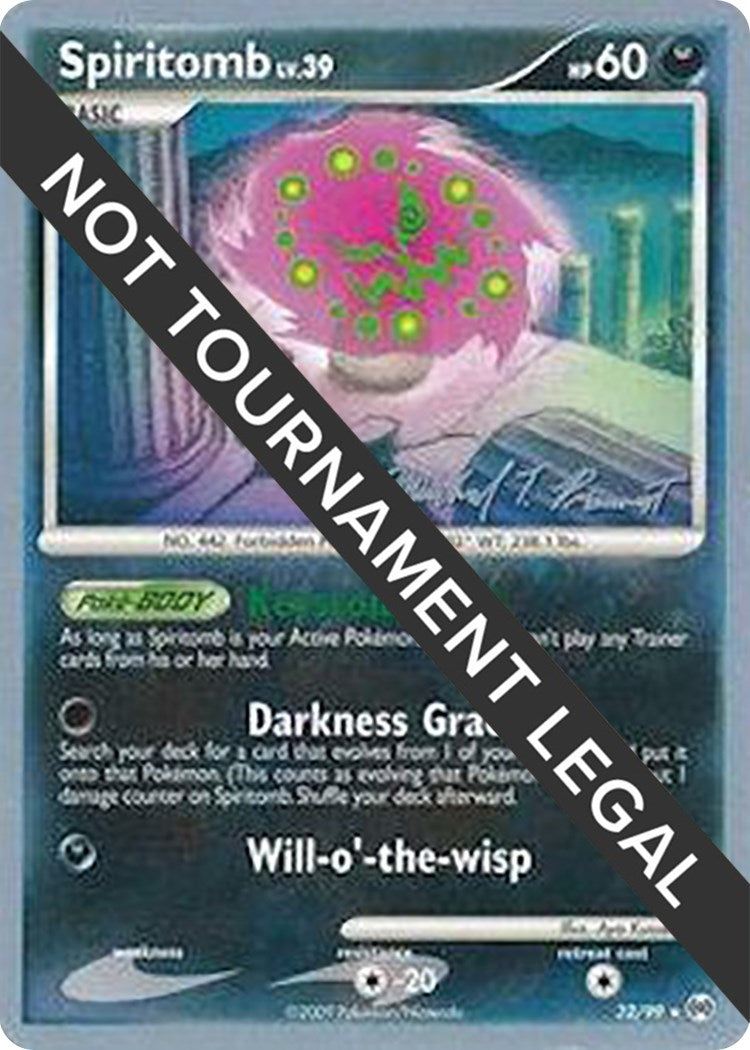 Image for Spiritomb - 2010 (Michael Pramawat) (32/99) [World Championship Decks] - Pokemon