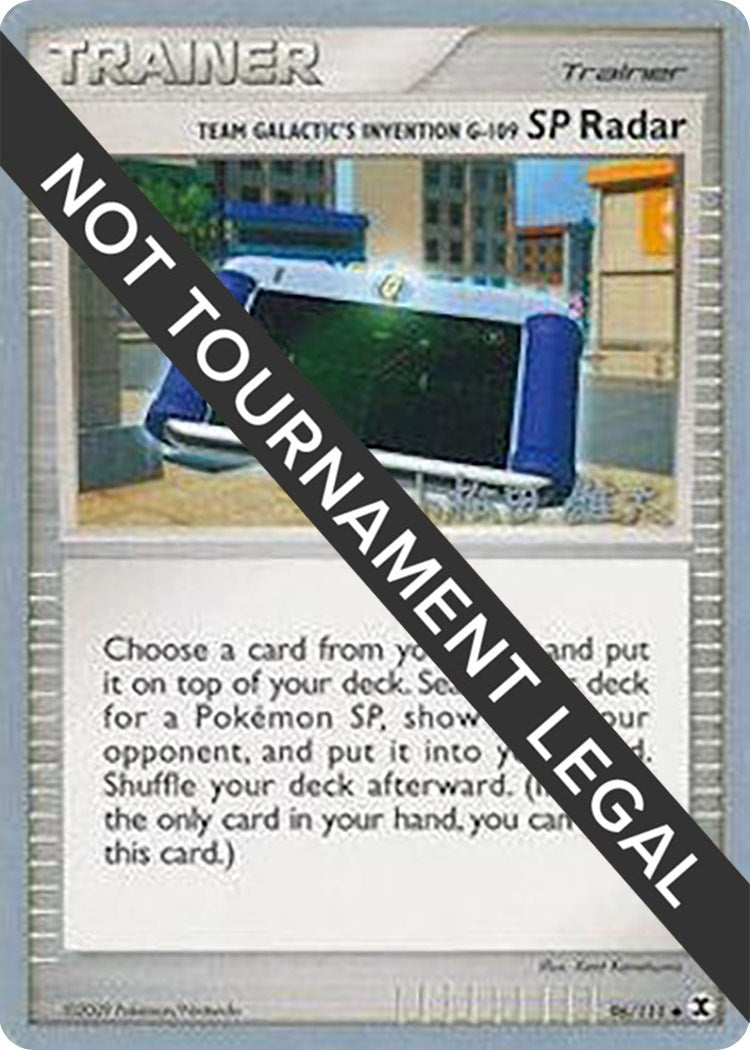 Image for Team Galactic's Invention G-109 SP Radar - 2010 (Yuta Komatsuda) (96/111) [World Championship Decks] - Pokemon