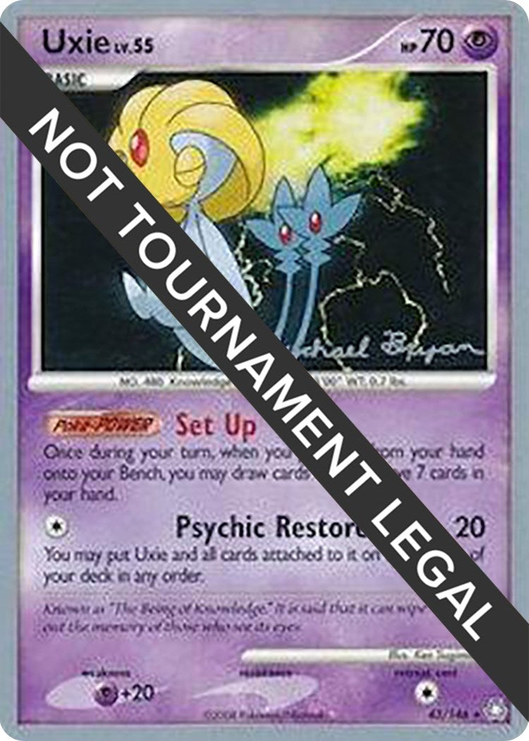 Image for Uxie - 2010 (Mychael Bryan) (43/146) [World Championship Decks] - Pokemon